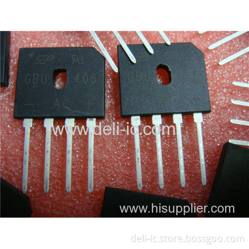 Gbu406 - Single Phase 4.0 Amps. Glass Passivated Bridge Rectifiers - Taiwan Semiconductor Company